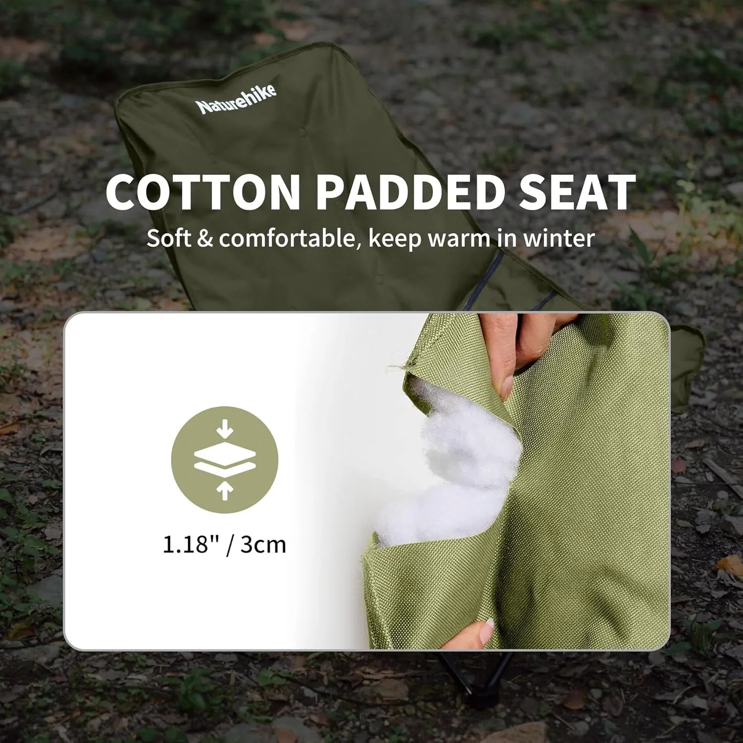 Naturehike Moon Chair Folding Lounge Camping Outdoor Seat