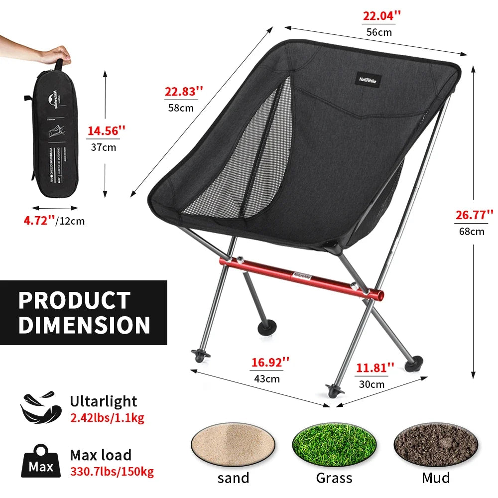 Naturehike Ultralight Folding Camping Chair YL05 YL06