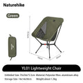 Naturehike Ultralight Folding Aluminum Camping Chair For Hiking And Fishing