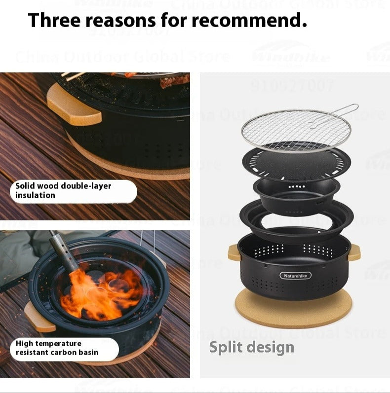 Naturehike Moyan Table Top Round Grill (2026)