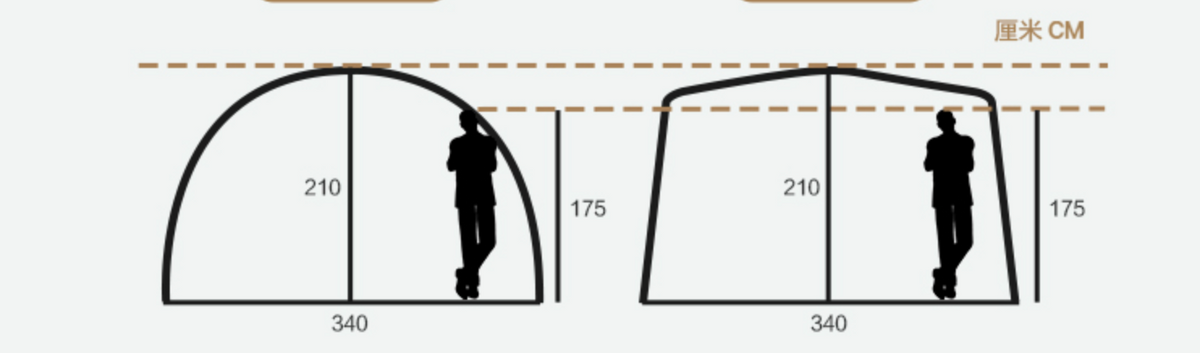 Mobi Garden LS 4 Tunnel Tent
