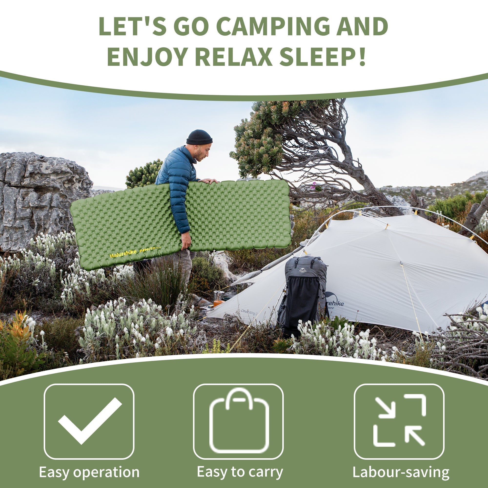 TuYe™ R4.6 Ultralight Inflatable Pad