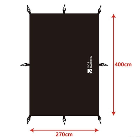 Mobi Garden Holiday Mountain Residence 10.9 Tent (Black Coated)