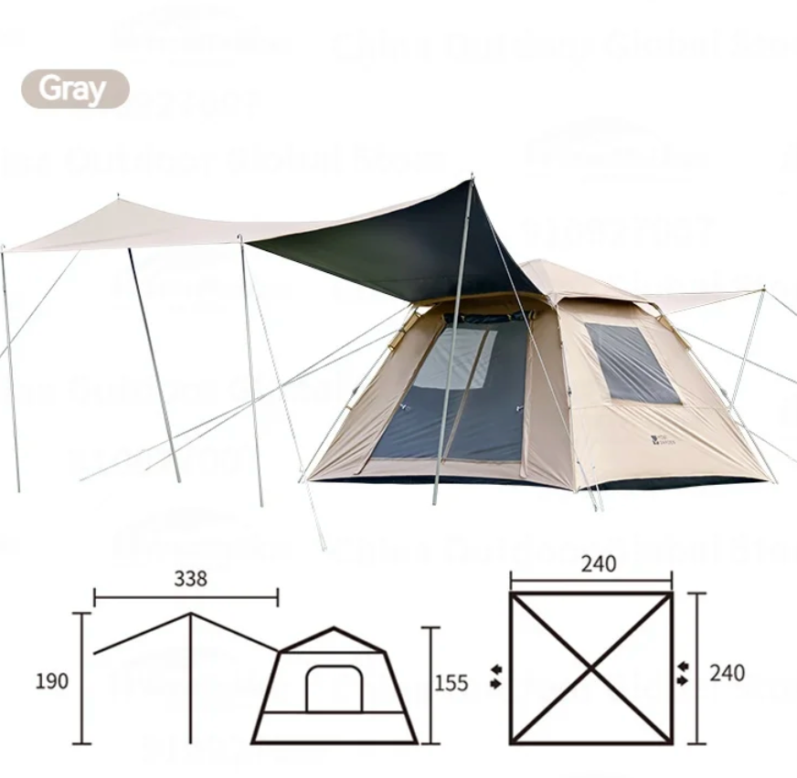Mobi Garden Instant Set-Up Tent Vinyl Coated
