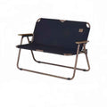 Wood Grain Double Camping Chair