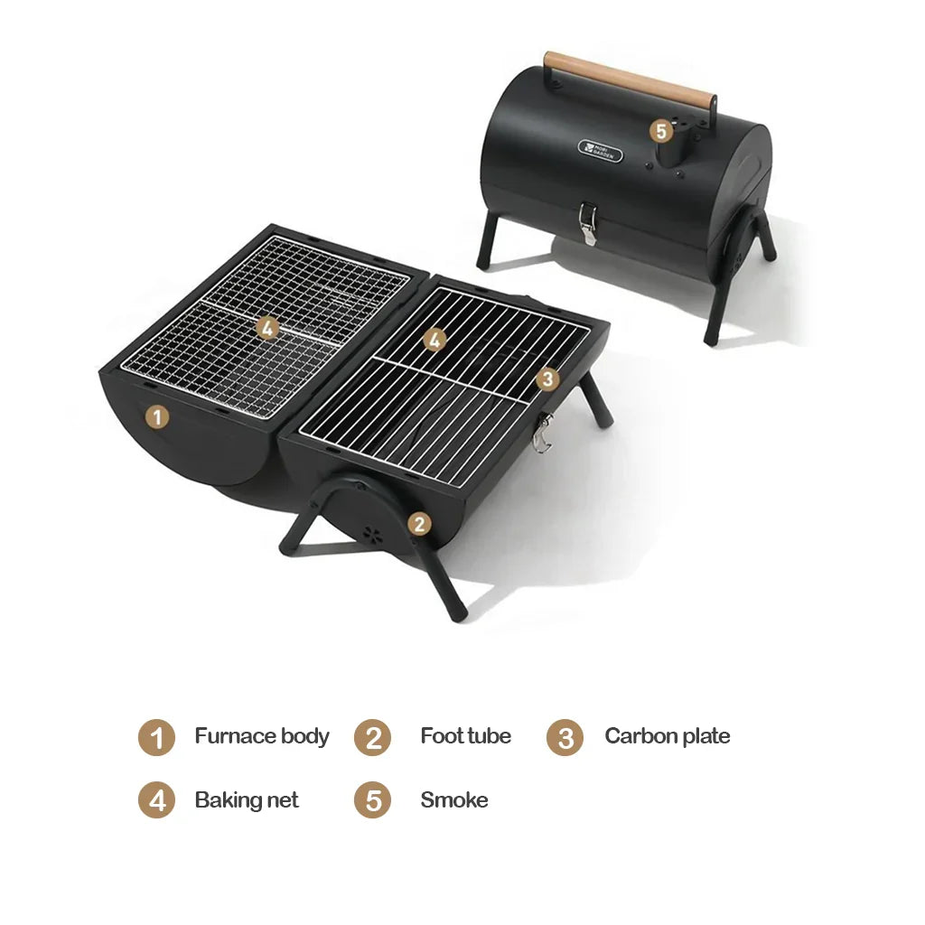 Mobi Garden Double-Sided Portable Barbecue Grill (2026)