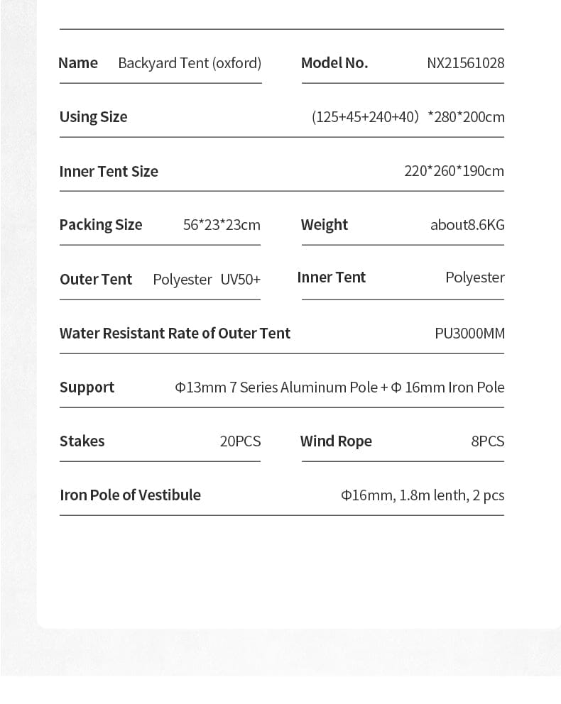 MOBI GARDEN Backyard Tent