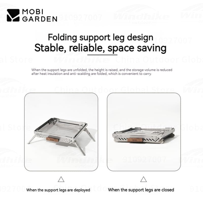 MOBI GARDEN Liaoyan Glass-Sided Fire Pit
