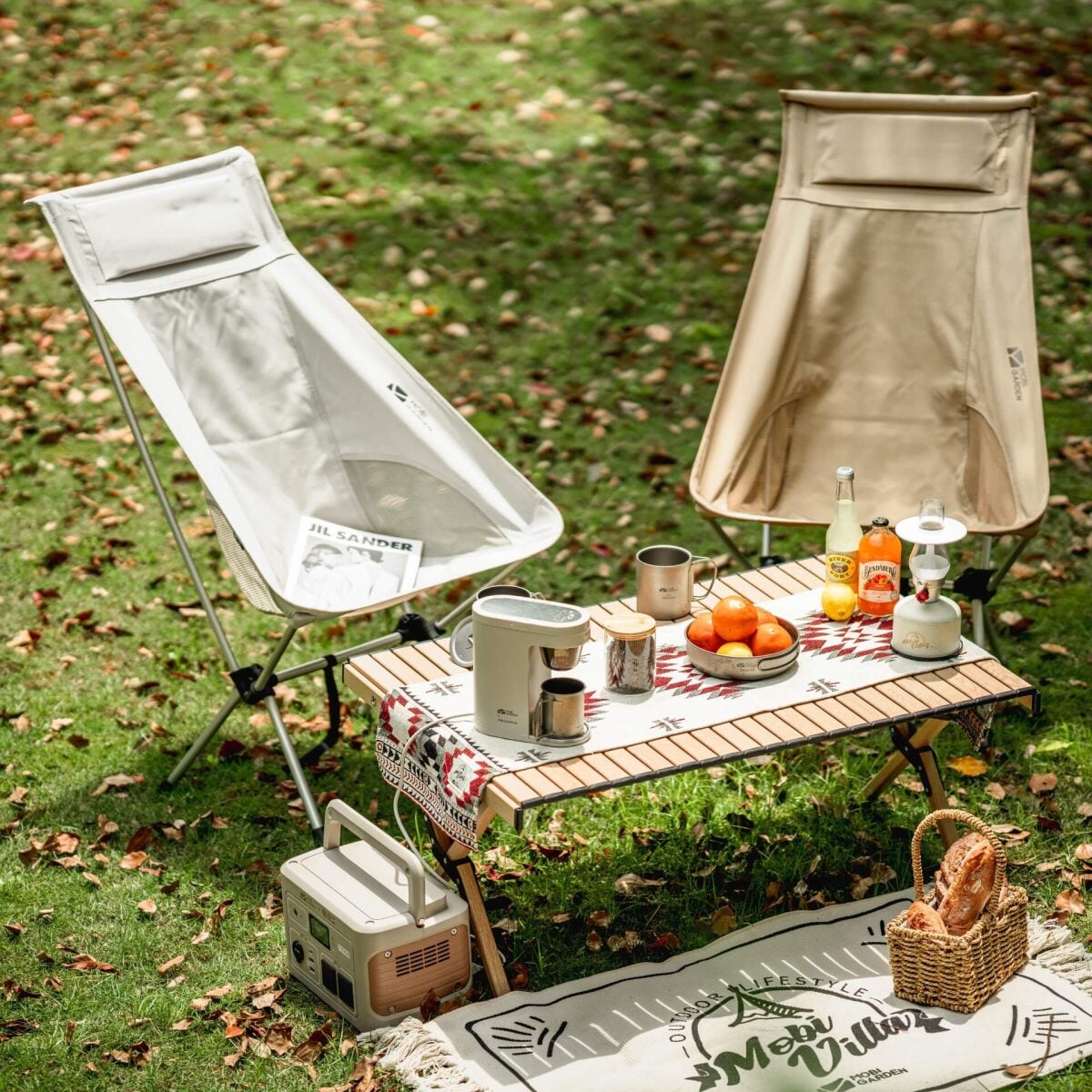 MOBI GARDEN Moon Folding High Chair Pro