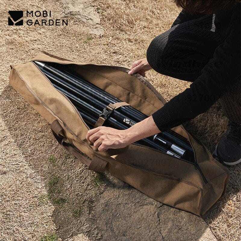 MOBI GARDEN Retro Canvas Pole Storage Bag