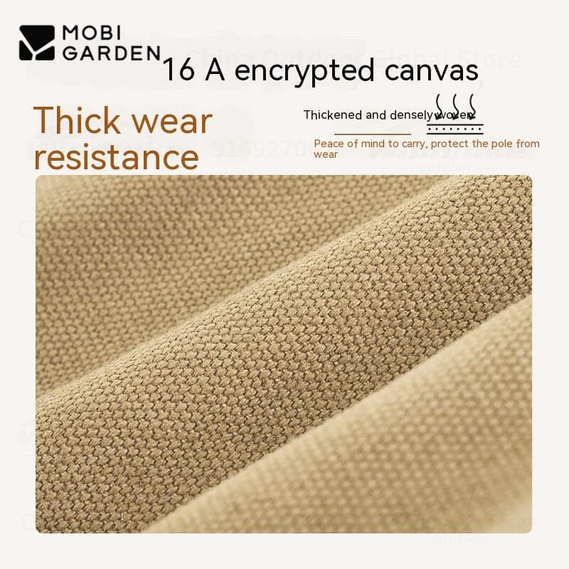 MOBI GARDEN Retro Canvas Pole Storage Bag
