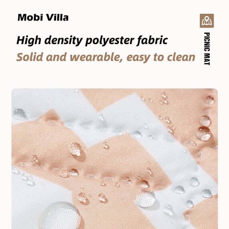 MOBI GARDEN Ultrasonic Quilted Picnic Mat – 3 Sizes