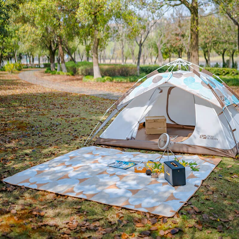MOBI GARDEN Ultrasonic Quilted Picnic Mat – 3 Sizes