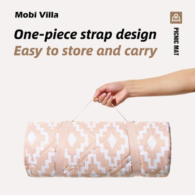 MOBI GARDEN Ultrasonic Quilted Picnic Mat – 3 Sizes
