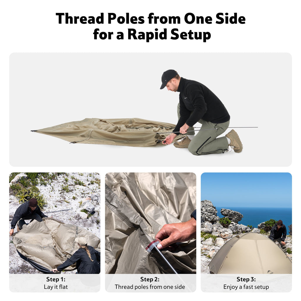 Giling PRO™ 4-Season 2-Person Backpacking Tent
