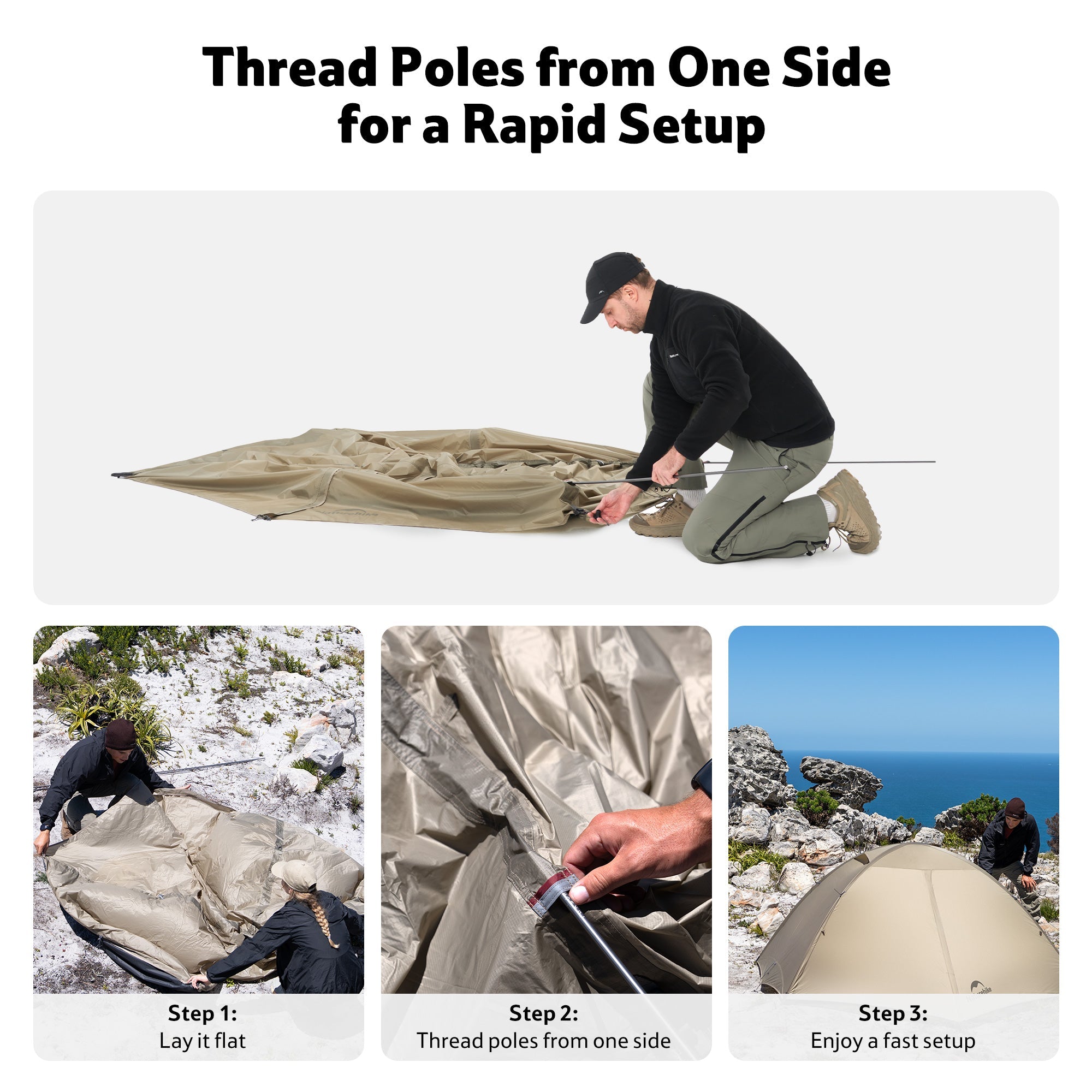 Giling PRO™ 4-Season 2-Person Backpacking Tent