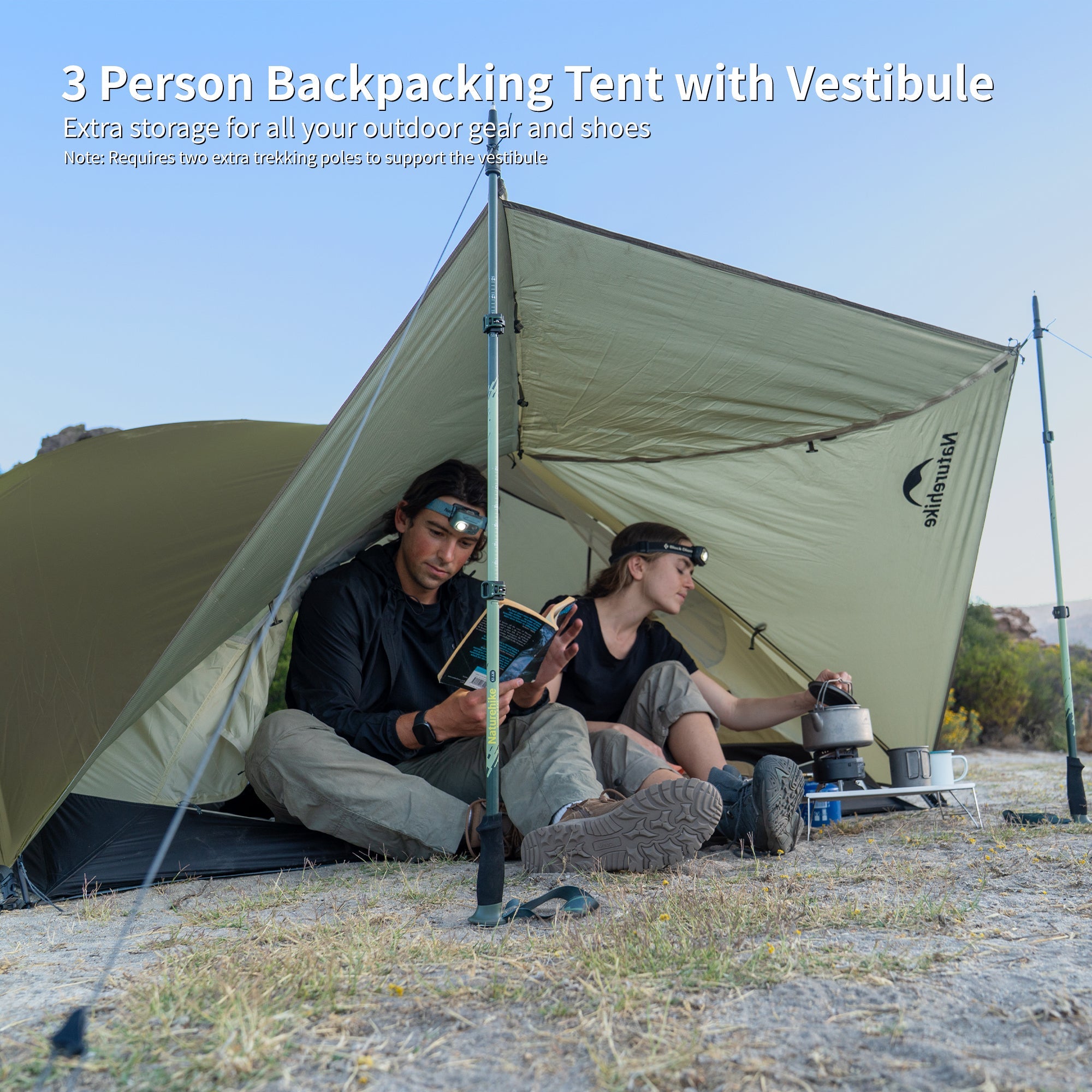Mongar™ Pro 3-Person Ultralight Backpacking Tent