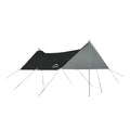 Naturehike Girder Shelter Tarp With 2 Poles Vinyl Coated Silver Version Black